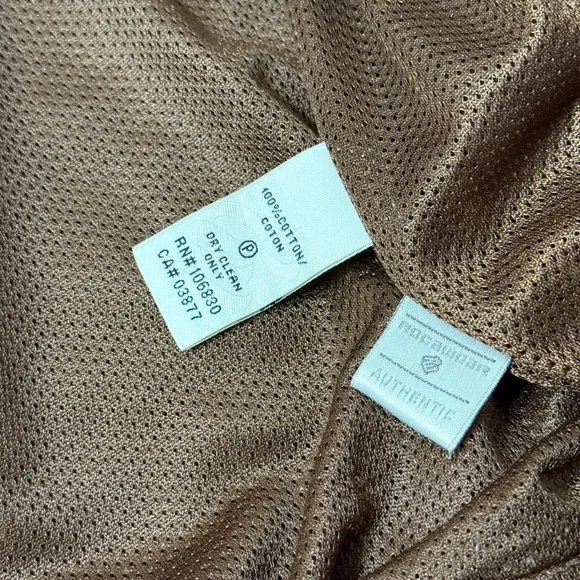 Vintage Y2K Rocawear Bomber Jacket Full Zip Brown 2XL Workwear‎ Hiphop - Picture 7 of 12